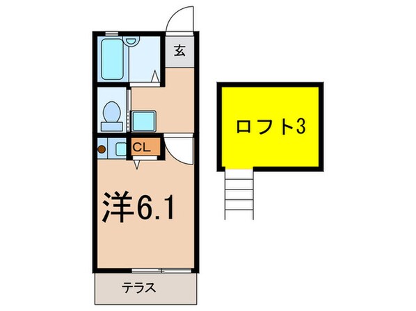 シャトレ－ゼ・カンピオ－ネの物件間取画像